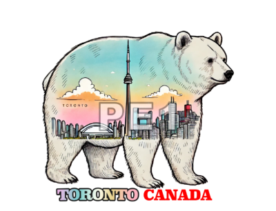 Sticker Toronto Bear