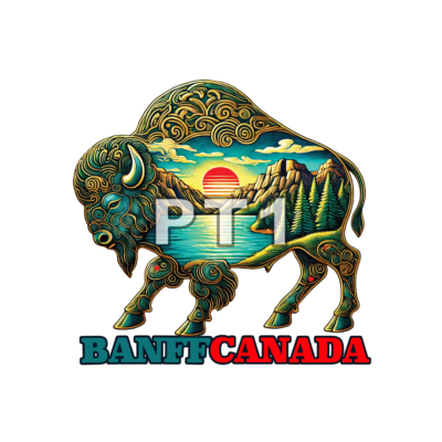 Sticker Banff Bison - Image 6