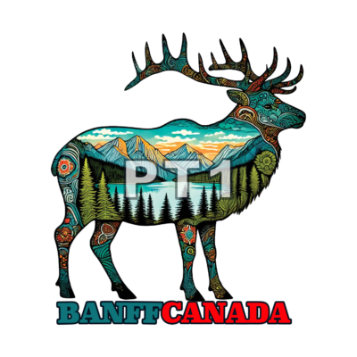 Sticker Banff Deer (Elk) - Image 5